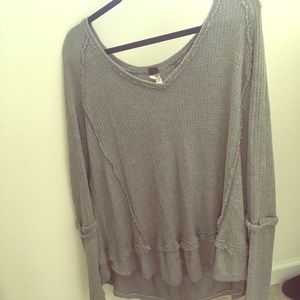 Free people distressed tunic